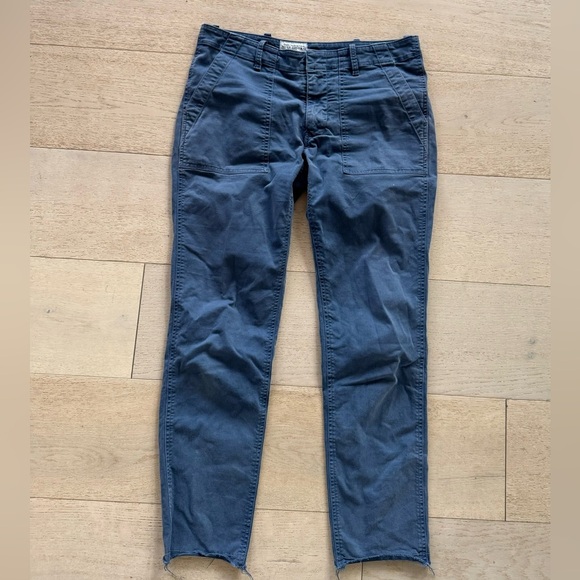 NILI LOTAN Jenna Pant in Carbon 111/88 slate Raw Hem Ankle Length Size 2 - Picture 2 of 8